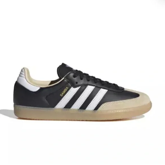 NEW adidas Samba OG Black and White Sneakers Big Kids 7/Mens 7/Womens 8 - Picture 1 of 10